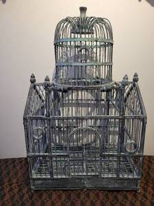 lot 40 image: Cathedral Style Bird Cage.