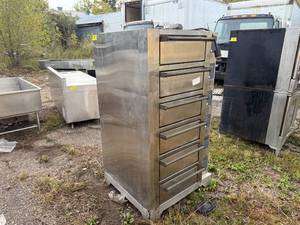 lot 9 image: SIX DRAWER ELECTRIC PIZZA OVEN