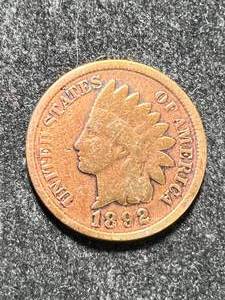lot 56 image: 1892 US INDIAN HEAD CENT