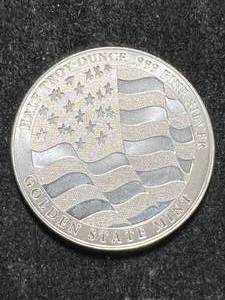 lot 75 image: HALF TROY OZ .999 FINE SILVER GSM ROUND