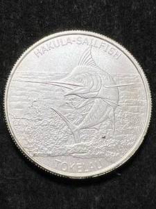 lot 79 image: 1 TROY OZ .999 FINE SILVER 2016 TOKELAU ROUND