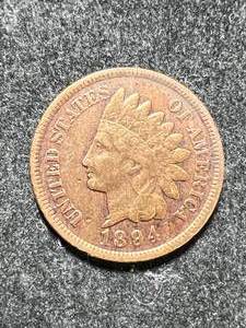 lot 82 image: 1894 US INDIAN HEAD CENT