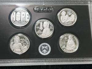 lot 90 image: 2024 US SILVER QUARTERS PROOF SET