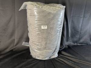 lot 9 image: Gray Shag Area Rug, Rolled and Bagged
