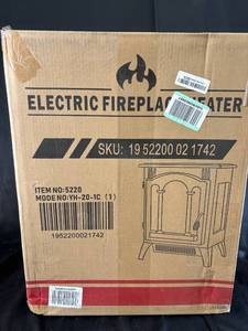 lot 36 image: Electric Fireplace Heater, Model YH-20-1C, Item 5220, New in Box