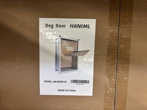 lot 66 image: HANIML XL Dog Door, Model JM-DDWD-XL