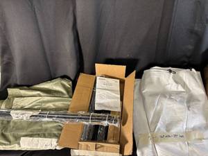 lot 69 image: Curtain Panels and Window Curtain Rods Assortment