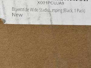 lot 99 image: Brawntide Wide Stadium Seat, Black, 1 Pack, New