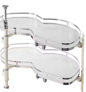 lot 20 image: VEVOR Swing Right Blind Corner Cabinet Pull Out for 36 in. Cabinet 2-Tier Swing Tray Soft Close Cloud Blind Organizer