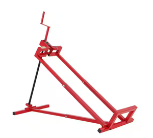 lot 23 image: Huluwat 800 lbs. Capacity Red Lawn Mower Lift for Riding Tractors, 45° Tilt Adjustable, 38.2 in. Maximum Working Length