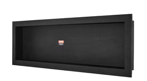lot 28 image: VEVOR 50 in. W x 16 in. H x 3.5 in. D Shower Niche Ready for Tile Single Shelf Organizer in Black