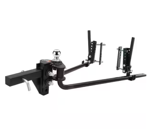 lot 29 image: VEVOR Weight Distribution Hitch Kit 2 in. Shank Weight Distributing Hitch 2.5 in. Drop, 6.5 in. Rise (17K lbs., 35 in. Bars)