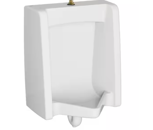 lot 46 image: (See Pictures) Best Seller American Standard Washbrook FloWise Top Spud 0.125 GPF Urinal in White