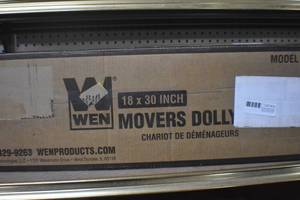 lot 14 image: WEN 721830 1320-Pound Capacity 18-by-30-Inch Hardwood Movers Dolly, 2-Pack