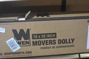 lot 28 image: WEN 721830 1320-Pound Capacity 18-by-30-Inch Hardwood Movers Dolly, 2-Pack
