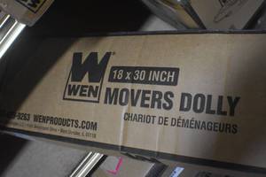 lot 35 image: WEN 721830 1320-Pound Capacity 18-by-30-Inch Hardwood Movers Dolly, 2-Pack