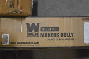 lot 41 image: WEN 721830 1320-Pound Capacity 18-by-30-Inch Hardwood Movers Dolly, 2-Pack