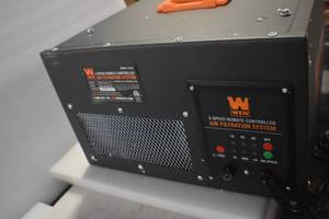 lot 43 image: WEN 3410 3-Speed Remote-Controlled Air Filtration System (300350400 CFM)