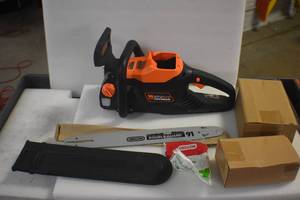 lot 45 image: WEN 40417 40V Max Lithium Ion 16-Inch Brushless Chainsaw with 4Ah Battery and Charger