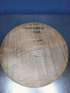 lot 59 image: Exotic AAA Figured Maple Crafting Turning Wood