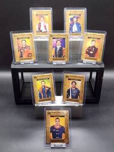 lot 25 image: (8) Assorted 2023-24 Upper Deck Hockey Portraits Rookie Cards