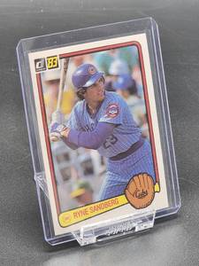 lot 30 image: Vintage 1983 Donruss Baseball Chicago Cubs HOF Great Ryne Sandberg Rookie Card #277