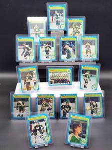 lot 46 image: Vintage 1979 - 80 Topps Hockey Minnesota North Stars Team Set