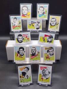 lot 51 image: (12) Assorted Vintage 1961 Nu Football Cards
