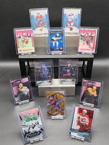 lot 81 image: (12) Assorted NHL Hockey Insert Cards