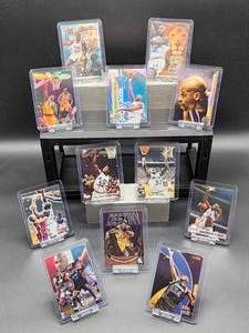 lot 89 image: (12) Assorted Years Vintage Lakers HOF Great Shaquille ONeil NBA Cards