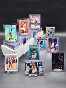 lot 151 image: (200) Plus 1990s Assorted Brands NBA Basketball Cards