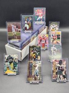 lot 166 image: (200) Plus 1990s Assorted Brands NFL Football Cards