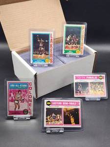 lot 129 image: 100 Plus Assorted 1974-75 Vintage Basketball Cards