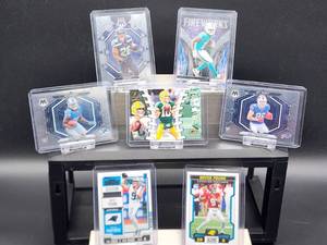 lot 112 image: (7) Assorted NFL Rookie Player Cards