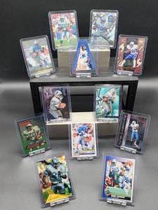 lot 164 image: (12) Assorted Lions HOF Great Barry Sanders NFL Football Cards
