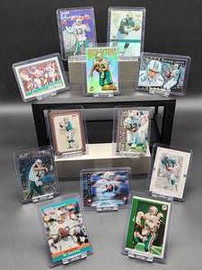 lot 148 image: (12) Assorted Dolphins HOF Great Dan Marino NFL Football Cards
