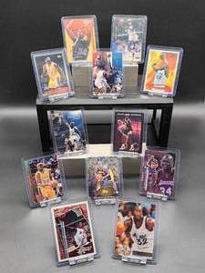 lot 115 image: (12) Assorted Years Vintage Lakers HOF Great Shaquille ONeil NBA Cards