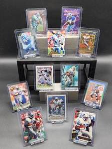 lot 176 image: (12) Assorted Lions HOF Great Barry Sanders NFL Football Cards