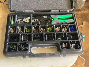 lot 36 image: Astro Air-Powered Interchangeable Ratchet Crimping Tool Kit 220-piece 9478 with Case