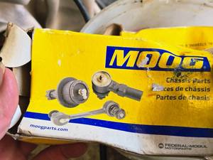 lot 45 image: Lot of (3) Moog Automotive Ball Joints - K8194T (x2), K8195T (x1) (in original packaging)