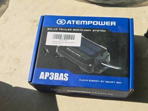 lot 56 image: Atempower Solar Trailer Breakaway System AP3BAS (in original packaging)