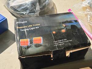 lot 57 image: Nilight Magnetic LED Trailer Towing Light Kit (in original packaging)