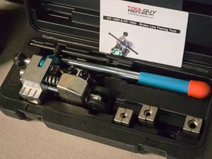 lot 109 image: Tool Guy Republic Brake Line Flaring Tool  45-degree  Single, Bubble, Double Flare
