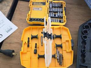 lot 127 image: DeWalt (1) Magnetic Drive Kit with Case and (1) Storage Case