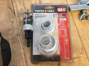 lot 134 image: Porter-Cable Hole Saw Kit 7-piece (in original packaging)
