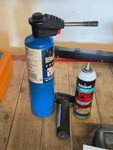 lot 137 image: (1) Benzomatic Propane Torch with Propane Tank, (1) Mag Torch Torch