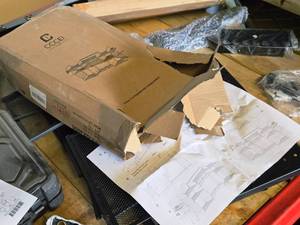 lot 142 image: Power Tool Wall-Mount Organizer (unassembled, in original box) with Instructions