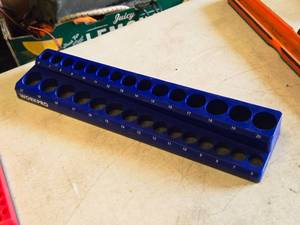 lot 148 image: Work Pro Magnetic Metric Socket Holder