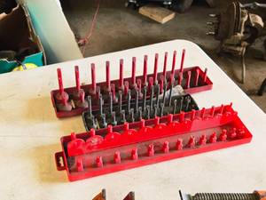 lot 151 image: Lot of (3) Socket Holders  Metric and SAE