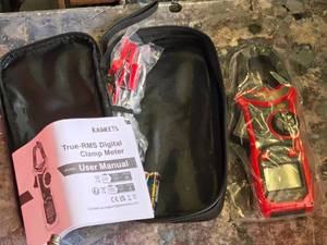 lot 176 image: Kaiweets True-RMS Digital Clamp Meter HT206D
